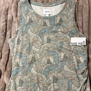 Nine West Leaf Pattern Dress